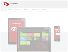 Tablet Screenshot of lookouteyes.com